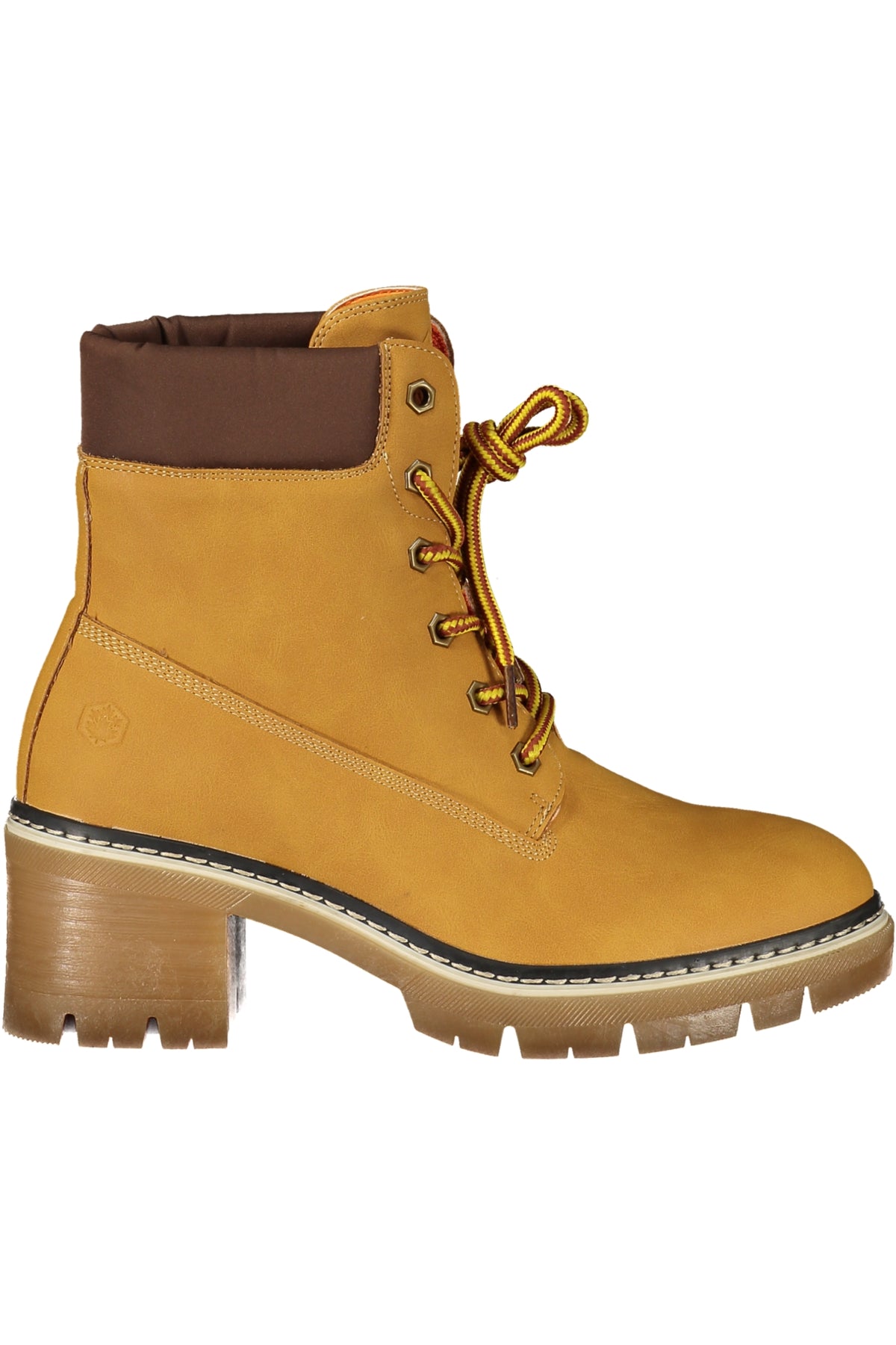 BOTINS COM ATACADORES LUMBERJACK MULHER AMARELOS