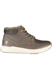 BOTINS COM ESTAMPADO LUMBERJACK HOMEM CASTANHOS