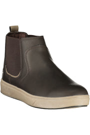 BOTINS COM ESTAMPADO LUMBERJACK HOMEM CASTANHOS
