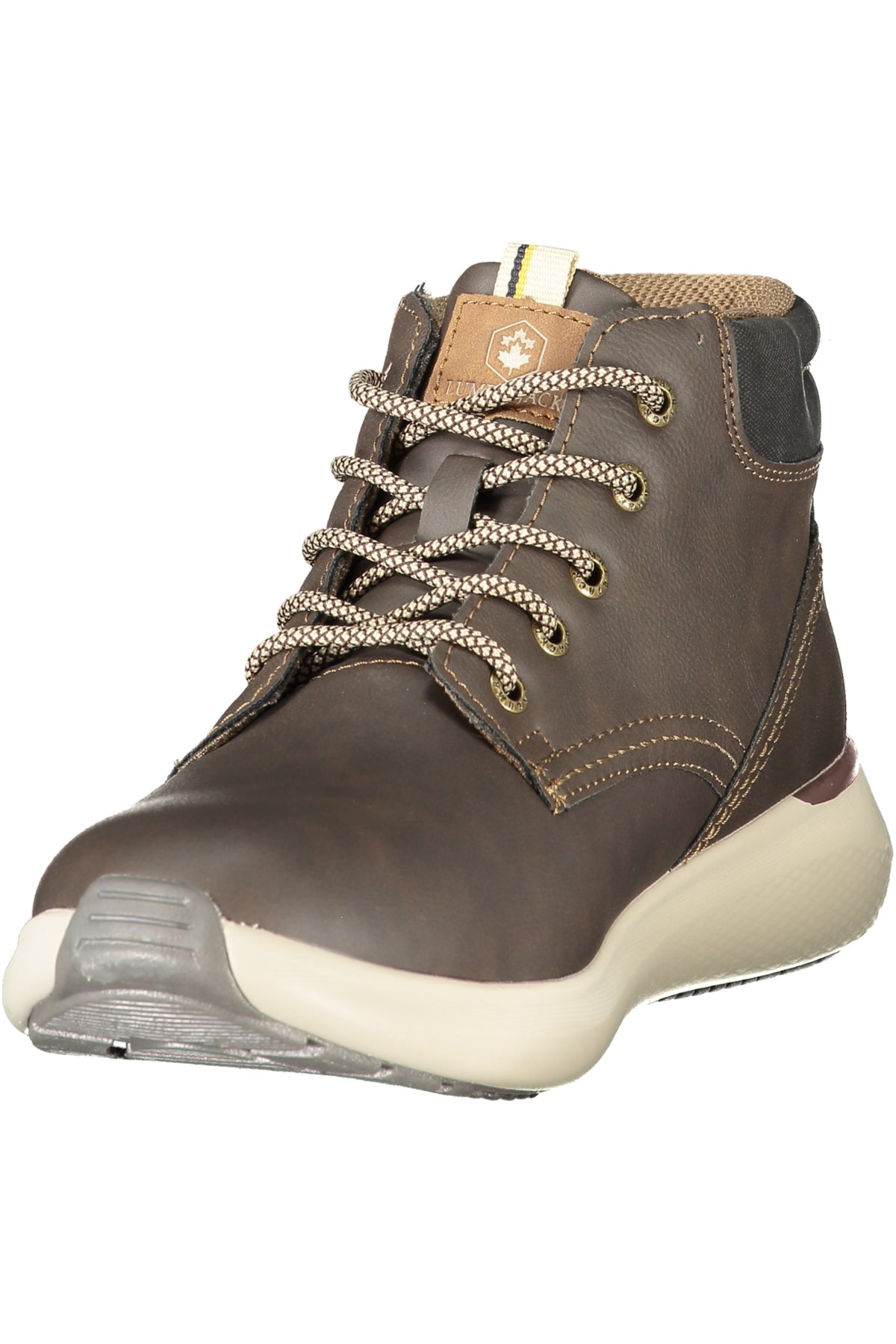 BOTINS COM ESTAMPADO LUMBERJACK HOMEM CASTANHOS