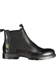 BOTINS EM COURO LUMBERJACK HOMEM PRETOS