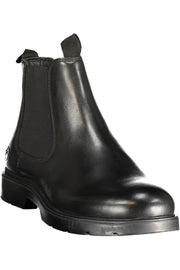 BOTINS EM COURO LUMBERJACK HOMEM PRETOS