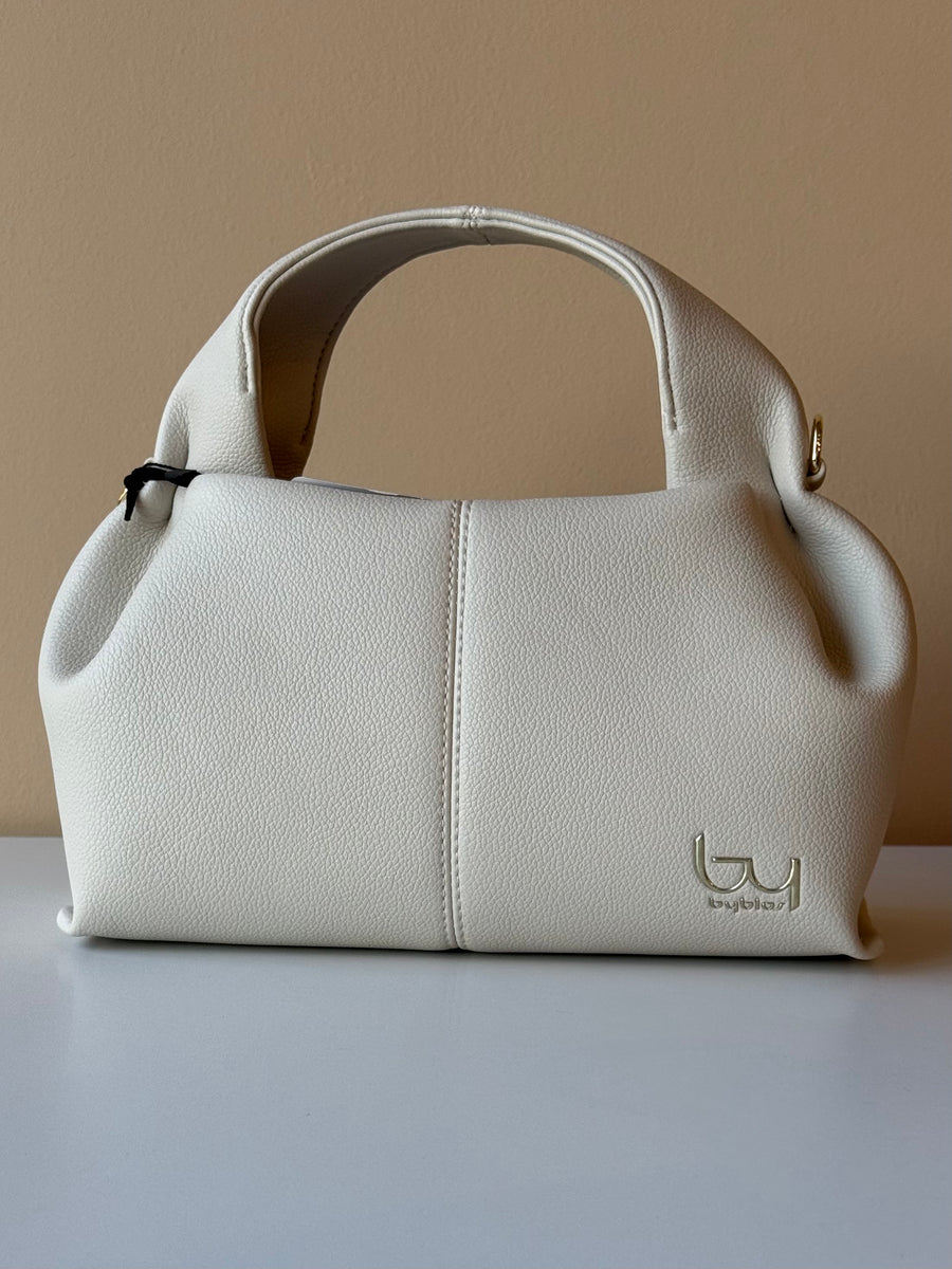 Mala Hobo BYBLOS Branca — vista frontal