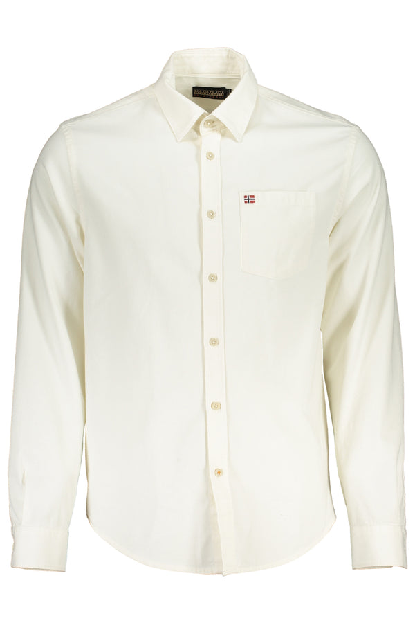 CAMISA BRANCA DE MANGA COMPRIDA MASCULINA NAPAPIJRI