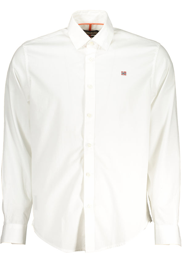 CAMISA BRANCA DE MANGA COMPRIDA MASCULINA NAPAPIJRI
