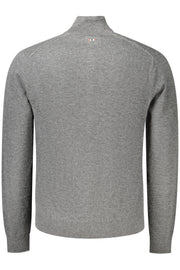 CAMISOLA COM BORDADO NAPAPIJRI HOMEM CINZENTA