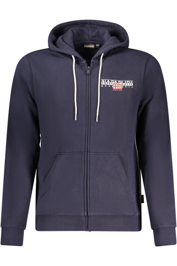 CAMISOLA NAPAPIJRI HOMEM COM ZIP AZUL