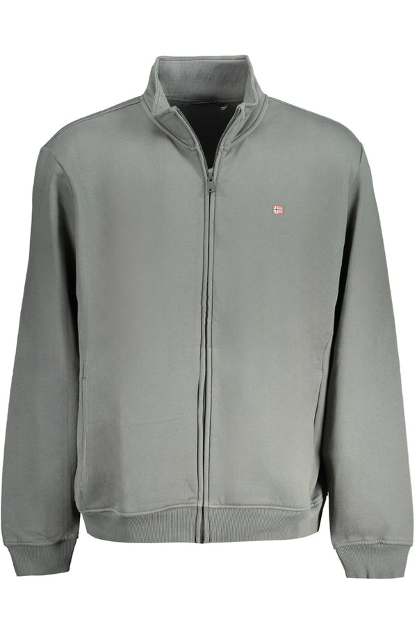 CAMISOLA NAPAPIJRI HOMEM COM ZIP VERDE