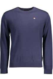 CAMISOLA COM BORDADO NAPAPIJRI HOMEM AZUL