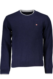 CAMISOLA COM BORDADO NAPAPIJRI HOMEM AZUL