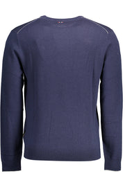 CAMISOLA COM BORDADO NAPAPIJRI HOMEM AZUL