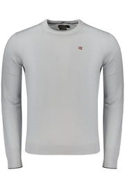 CAMISOLA COM BORDADO NAPAPIJRI HOMEM CINZENTA