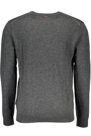 CAMISOLA COM BORDADO NAPAPIJRI HOMEM CINZENTA