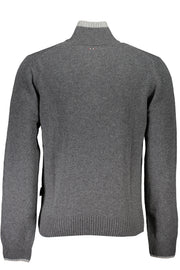 CAMISOLA COM BORDADO NAPAPIJRI HOMEM CINZENTA