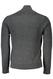 CAMISOLA COM BORDADO NAPAPIJRI HOMEM CINZENTA
