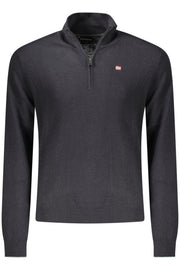 CAMISOLA COM BORDADO NAPAPIJRI HOMEM PRETA