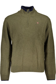 CAMISOLA COM BORDADO NAPAPIJRI HOMEM VERDE