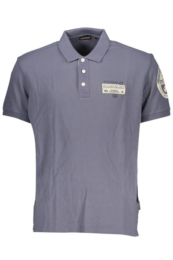 CAMISA POLO DE MANGA CURTA MASCULINA NAPAPIJRI AZUL
