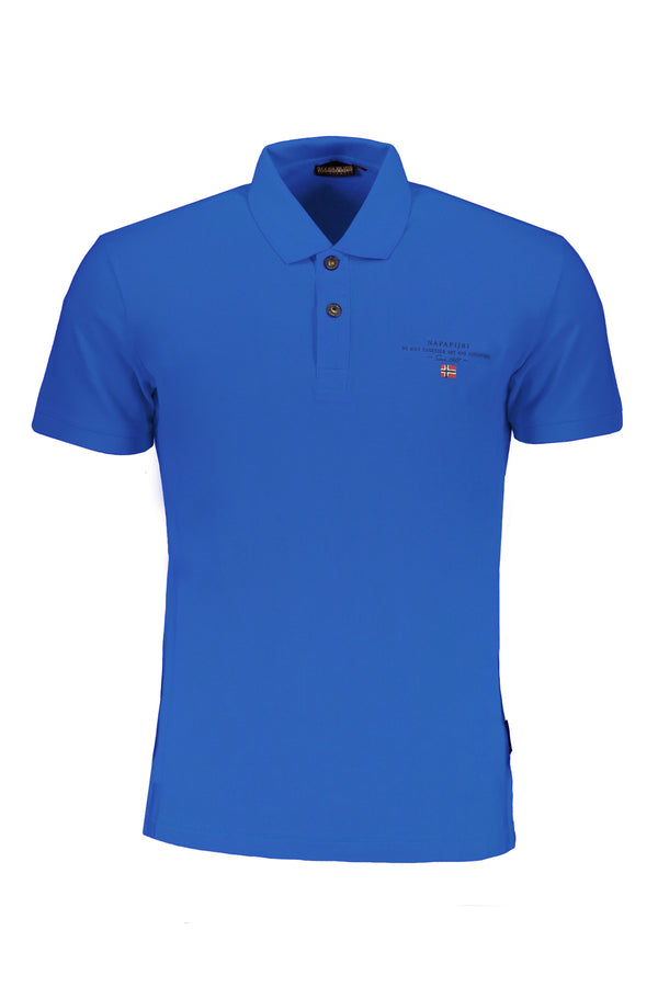 CAMISA POLO DE MANGA CURTA MASCULINA NAPAPIJRI AZUL
