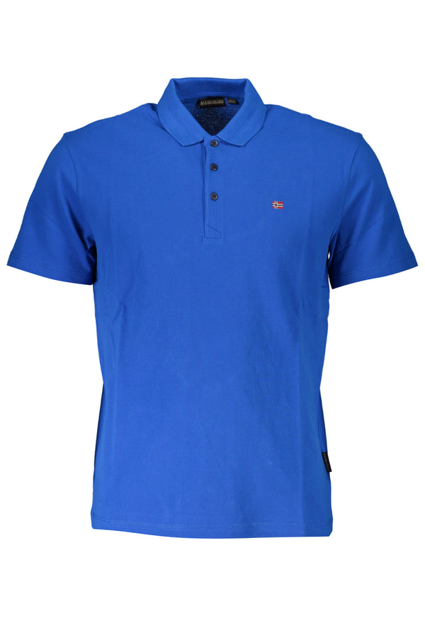 CAMISA POLO DE MANGA CURTA MASCULINA NAPAPIJRI AZUL