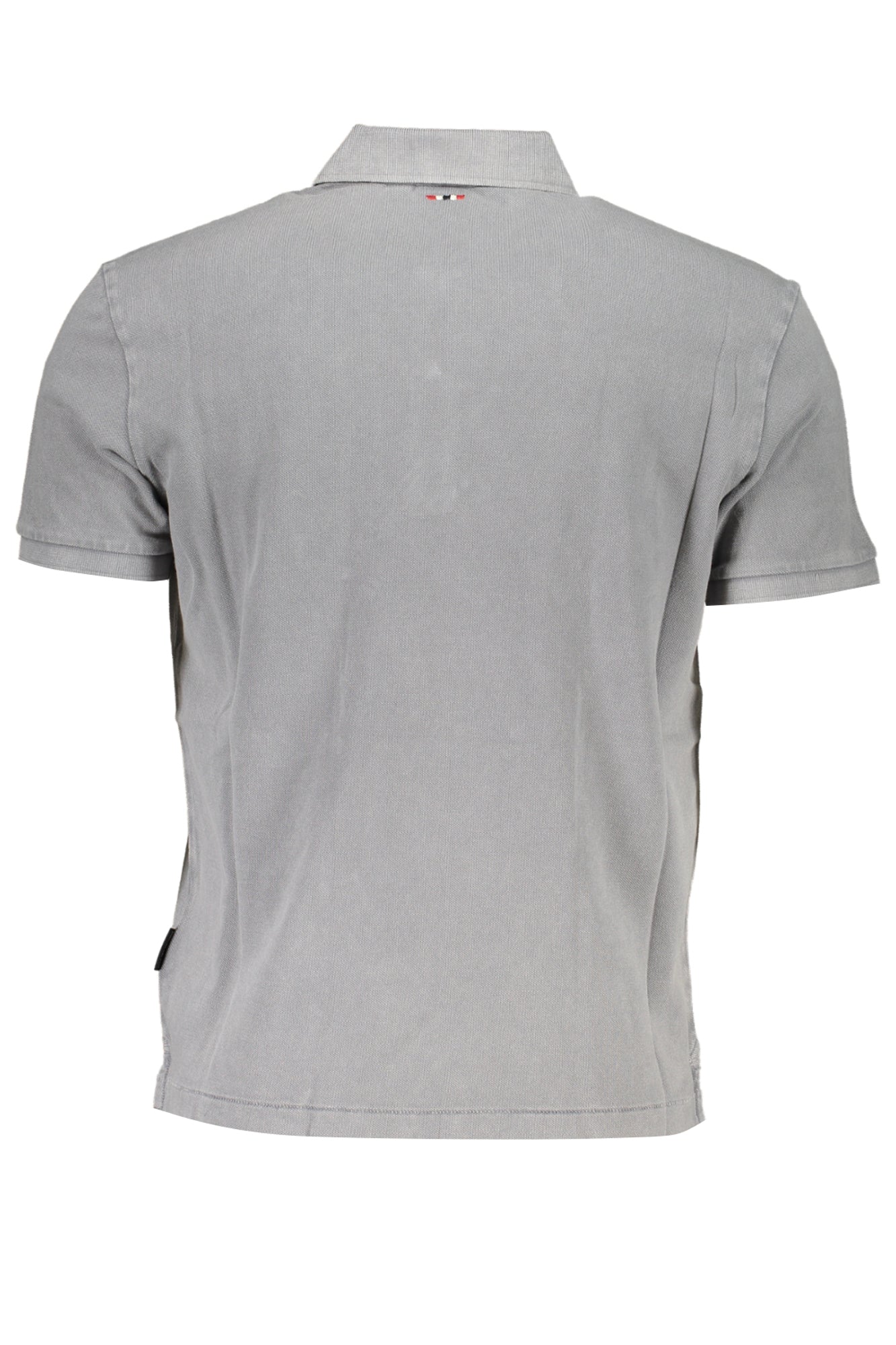 MEN'S NAPAPIJRI GREY SHORT SLEEVED POLO SHIRT