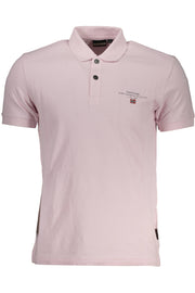 POLO EM ALGODÃO NAPAPIJRI HOMEM ROSA