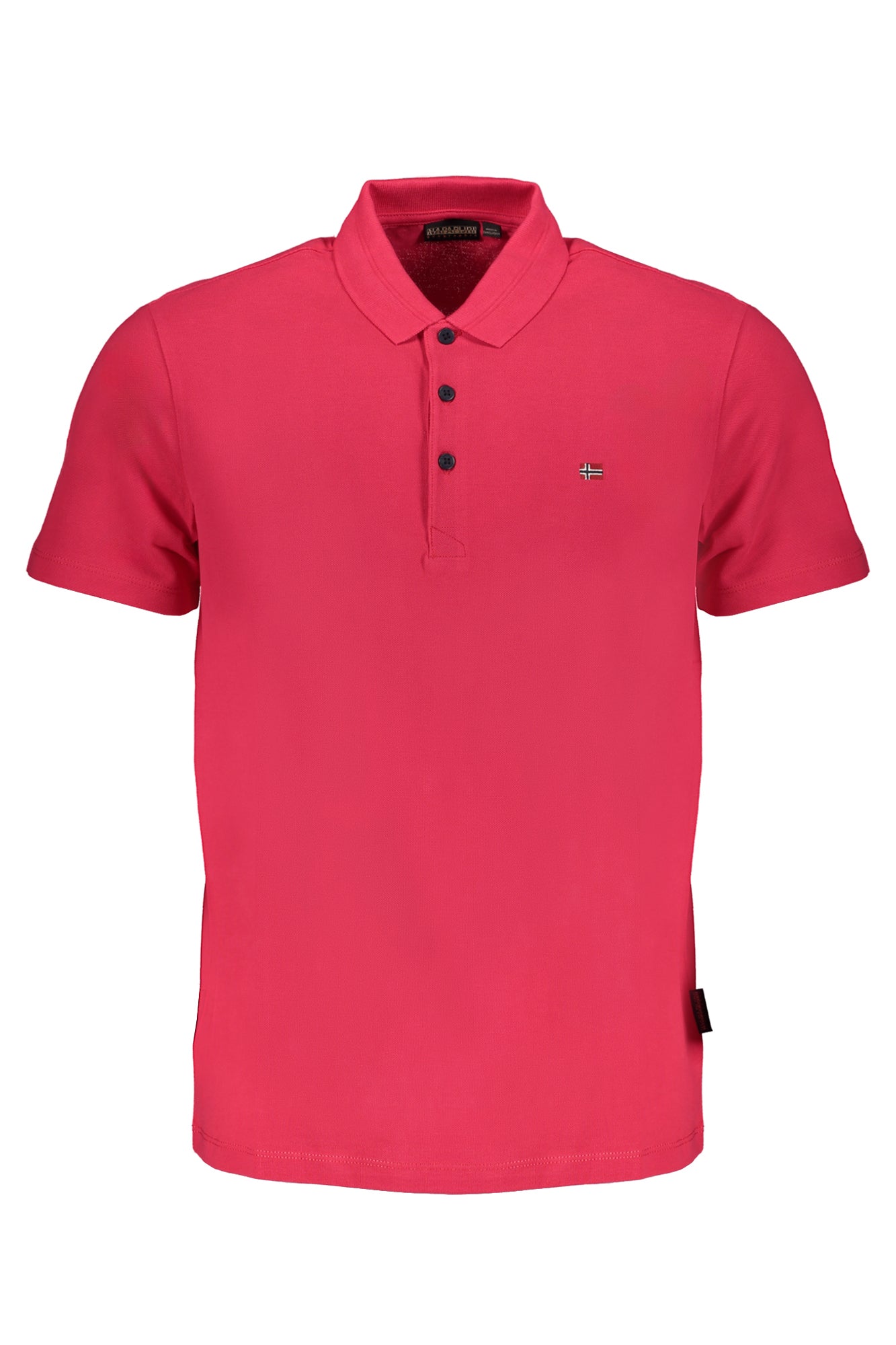 NAPAPIJRI MEN'S PINK SHORT-SLEEVED POLO SHIRT