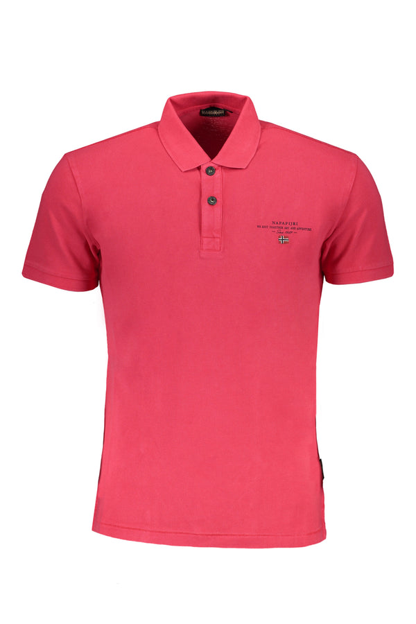 CAMISA POLO DE MANGA CURTA MASCULINA NAPAPIJRI ROSA
