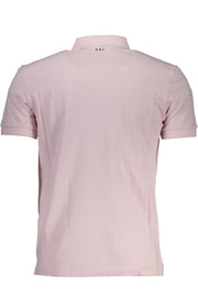 POLO EM ALGODÃO NAPAPIJRI HOMEM ROSA