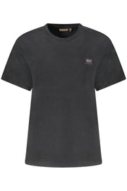 T-SHIRT EM ALGODÃO NAPAPIJRI MULHER PRETA