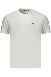 T-SHIRT EM ALGODÃO NAPAPIJRI HOMEM CINZENTA