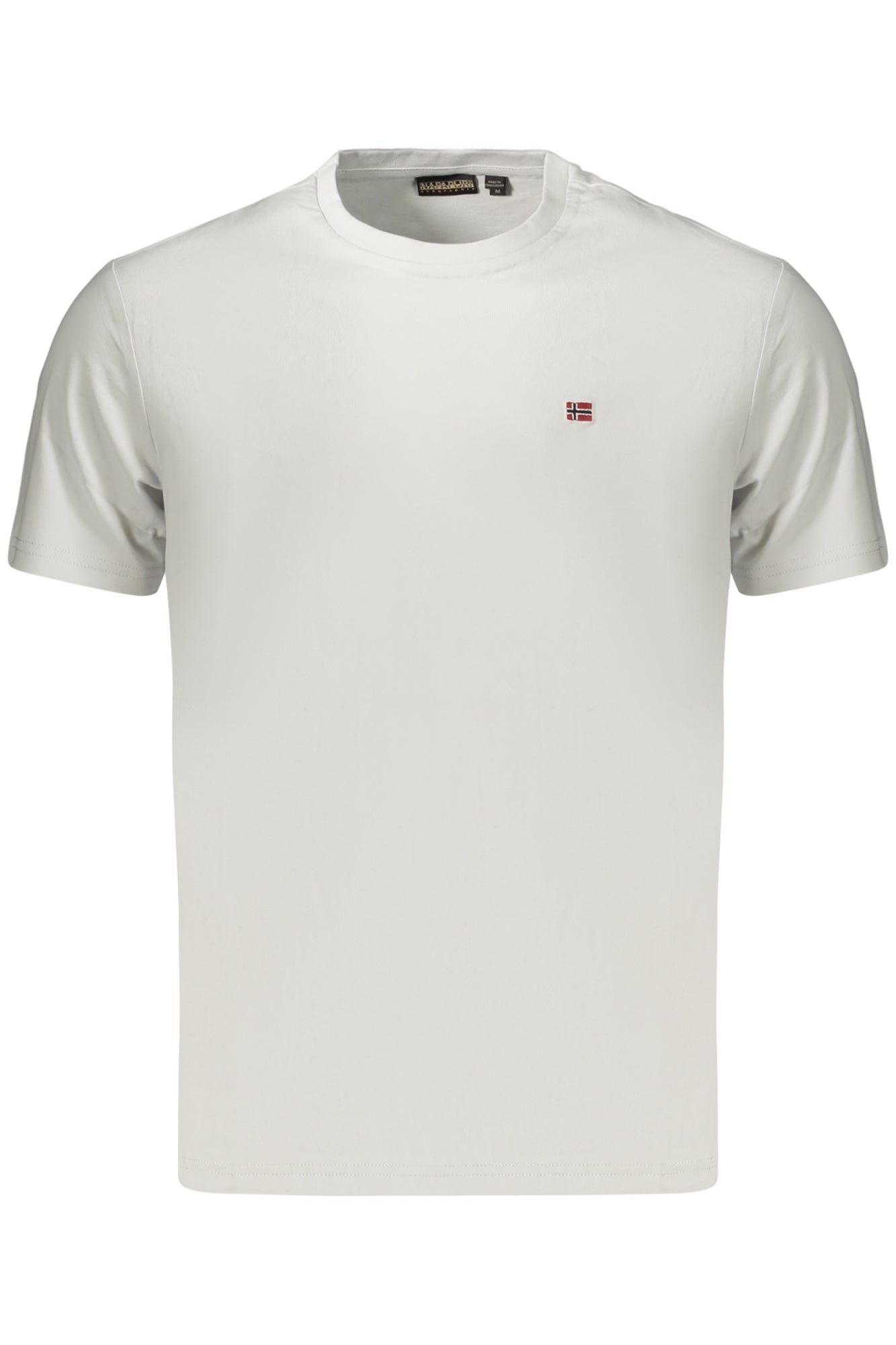 T-SHIRT EM ALGODÃO NAPAPIJRI HOMEM CINZENTA