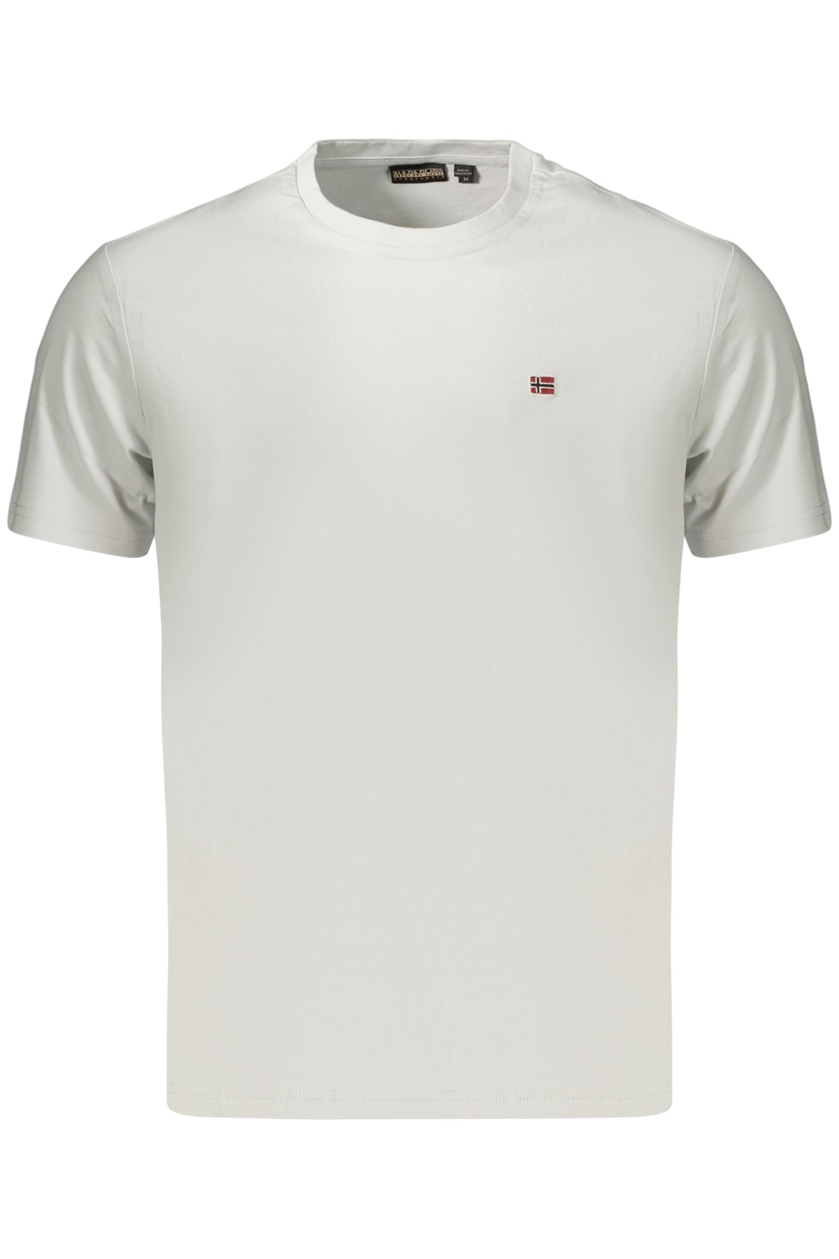 T-SHIRT EM ALGODÃO NAPAPIJRI HOMEM CINZENTA