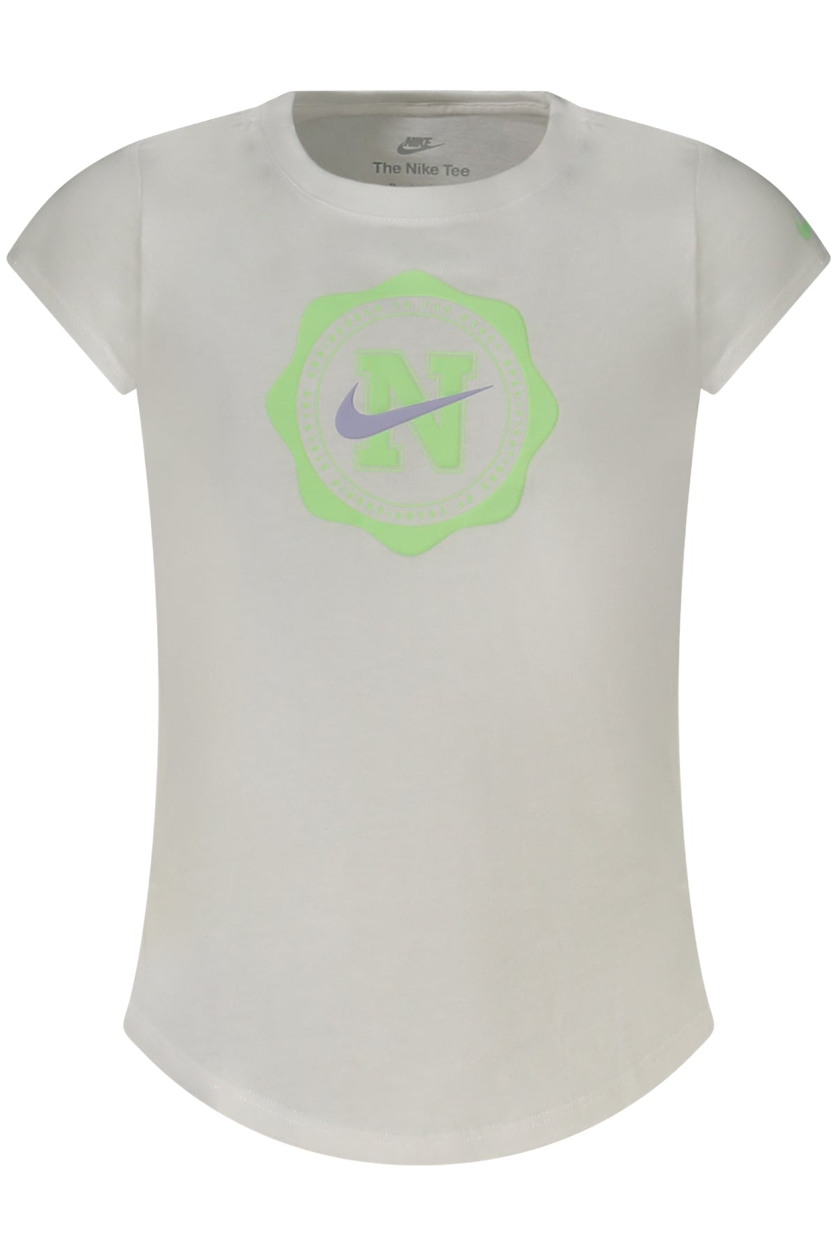 T-SHIRT EM ALGODÃO NIKE CRIANÇA BRANCA
