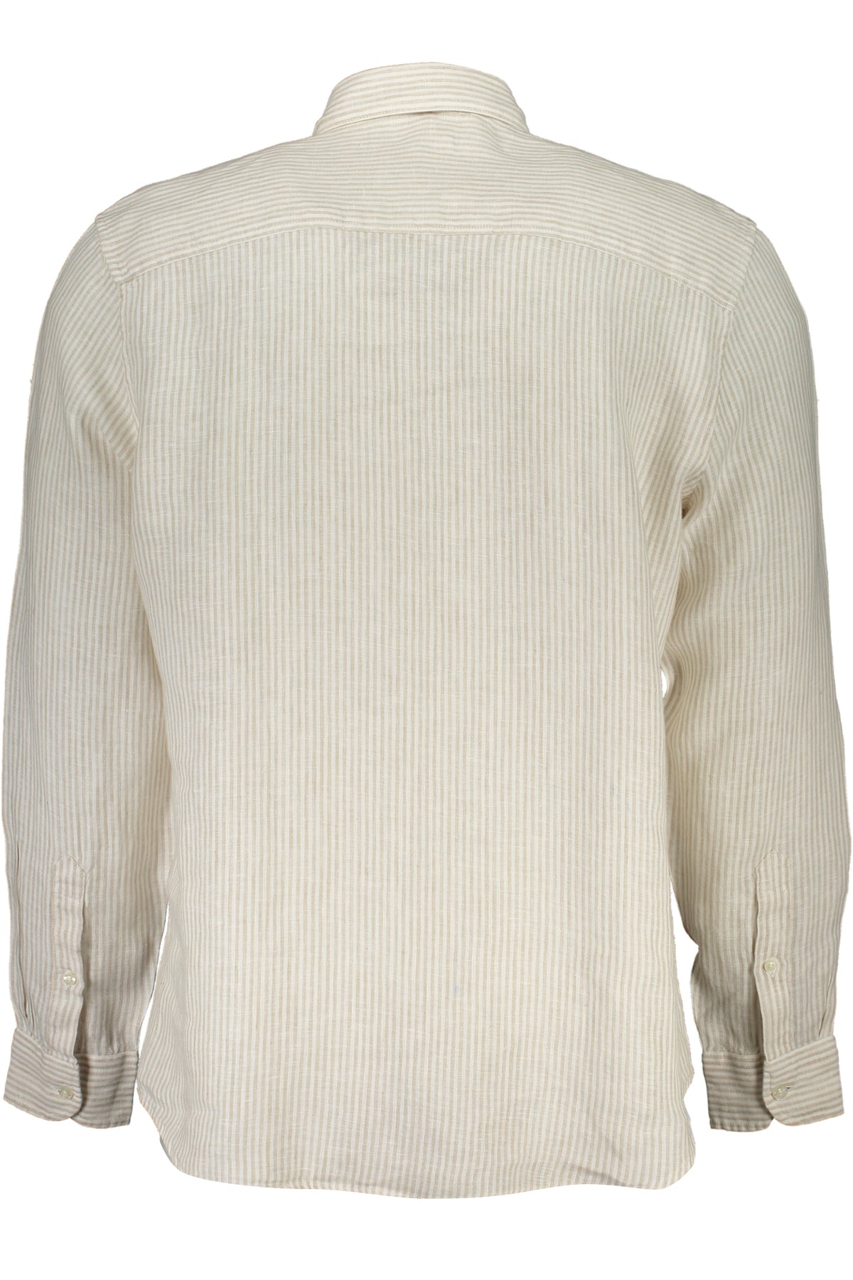 MEN'S BEIGE NORTH SAILS LONG SLEEVE SHIRT