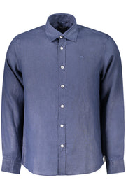 CAMISA EM LINHO NORTH SAILS HOMEM AZUL