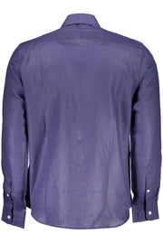 CAMISA EM LINHO NORTH SAILS HOMEM AZUL