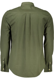 NORTH SAILS MEN'S GREEN LONG SLEEVE SHIRT