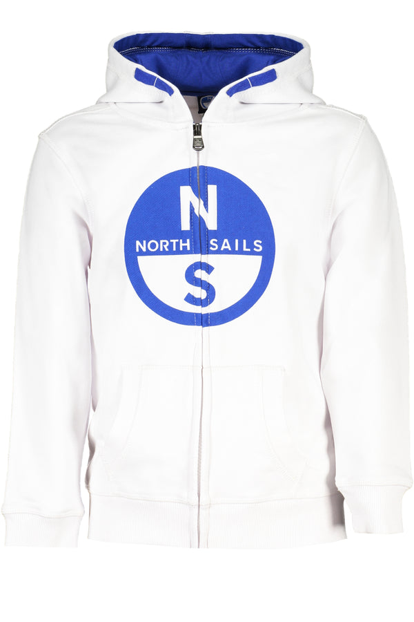 CAMISOLA NORTH SAILS BRANCA COM ZIP PARA CRIANÇA