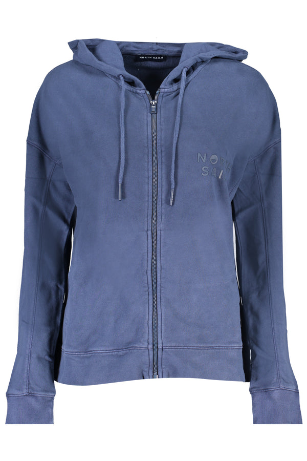 CAMISOLA FEMININA AZUL COM ZIP NORTH SAILS