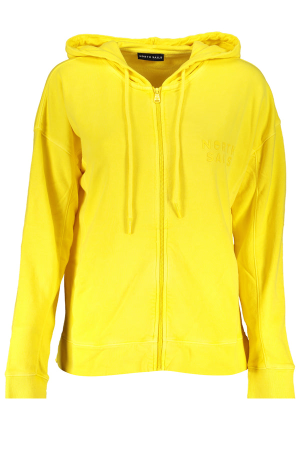 CAMISOLA FEMININA COM ZIP AMARELO NORTH SAILS