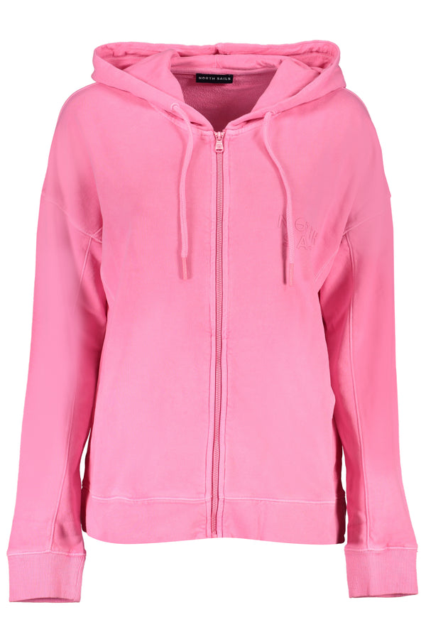 CAMISOLA FEMININA ROSA COM ZIP NORTH SAILS