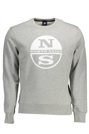 MEN'S NORTH SAILS GREY CREW NECK SWEATSHIRT