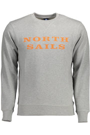 MEN'S NORTH SAILS GREY CREW NECK SWEATSHIRT