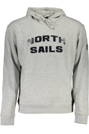 NORTH SAILS MEN'S GREY ZIPLESS SWEATSHIRT