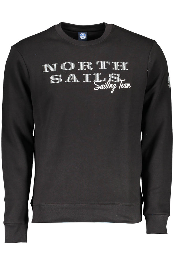 CAMISOLA NORTH SAILS SEM ZIP HOMEM PRETO