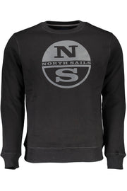 MEN'S BLACK NORTH SAILS JUMPER WITH NO ZIP