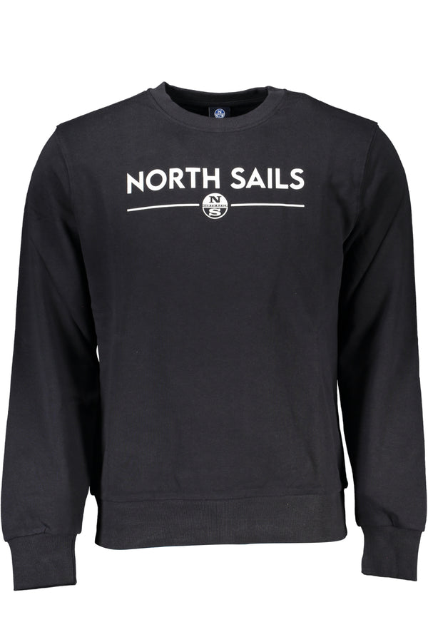 CAMISOLA PRETA COM ZIP PARA HOMEM NORTH SAILS