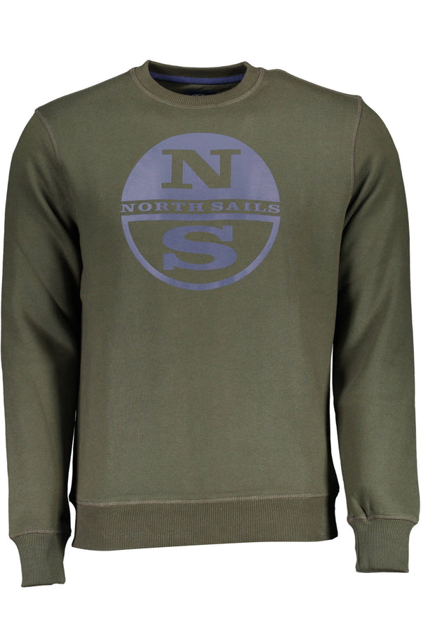 CAMISOLA SEM ZIPLESS VERDE PARA HOMEM NORTH SAILS