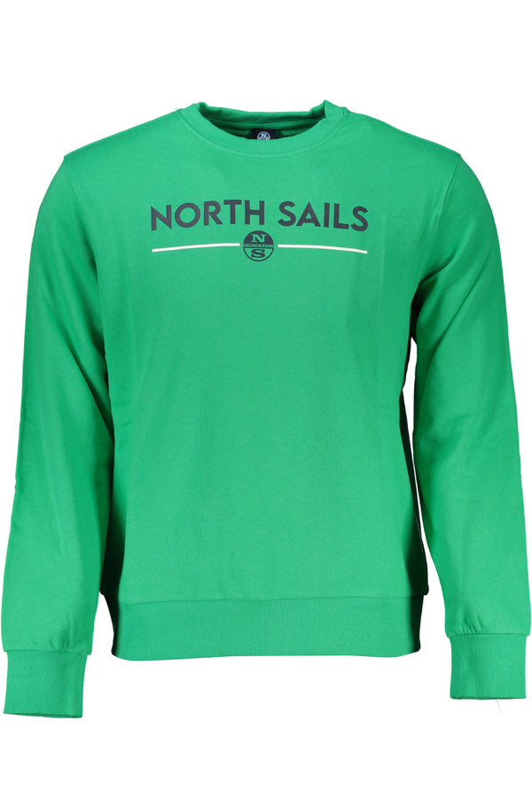 CAMISOLA SEM ZIPLESS VERDE PARA HOMEM NORTH SAILS